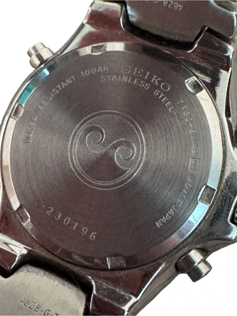 Vintage 90’s Seiko 7T62-0CR0 [A0] Chronograph Men’s Wrist Watch Stainless Steel